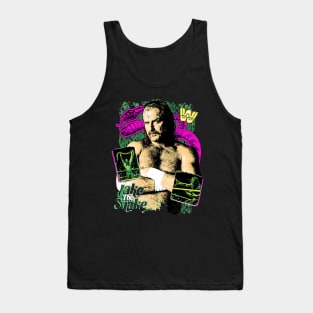 Jake The Snake Roberts Neon Tank Top